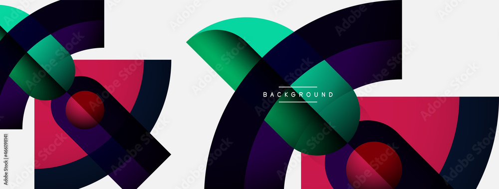 Trendy shapes, color minimal design composition, lines and shadows for wallpaper banner background or landing page Trendy shapes, color minimal design composition, lines and shadows for wallpaper banner background or landing page