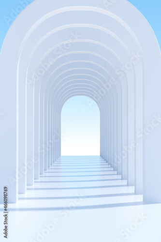 3d rendering different architecture building