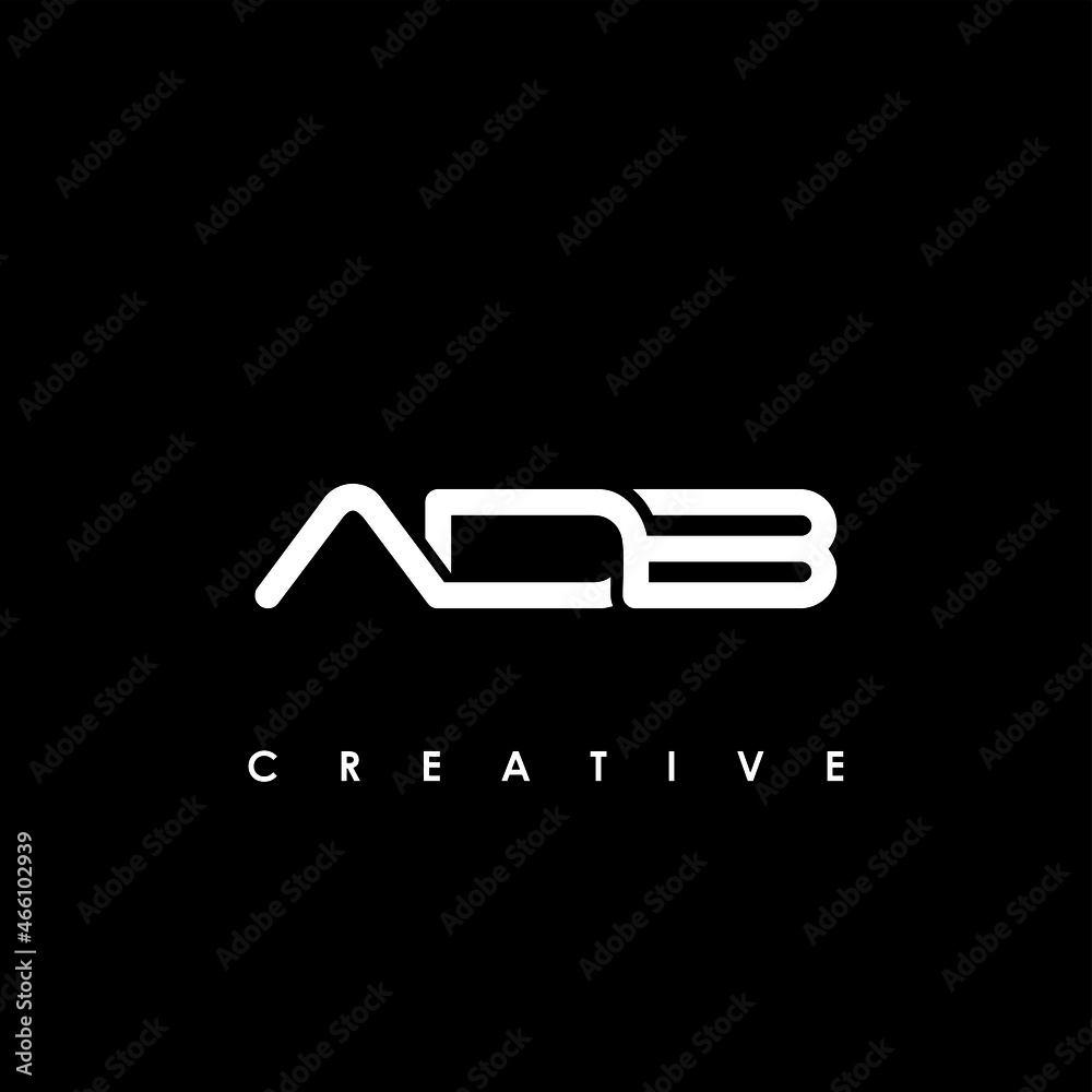ADB Letter Initial Logo Design Template Vector Illustration ADB Letter Initial Logo Design Template Vector Illustration