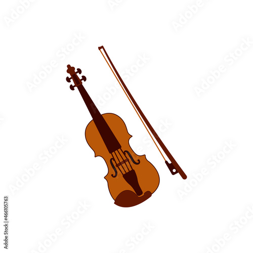 violin graphic design template vector