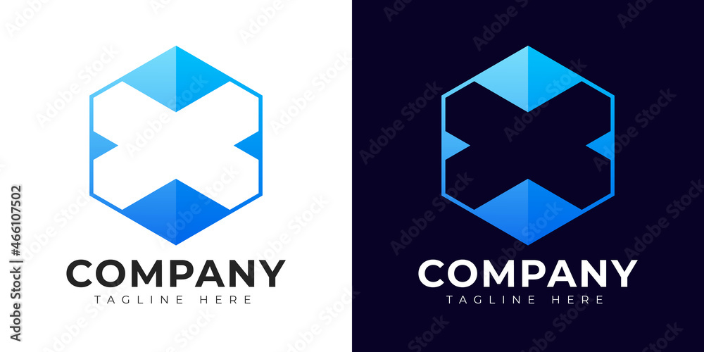 Modern gradient style letter x logo template. x letter design vector with colorful creative hexagon sign. Modern gradient style letter x logo template. x letter design vector with colorful creative hexagon sign.