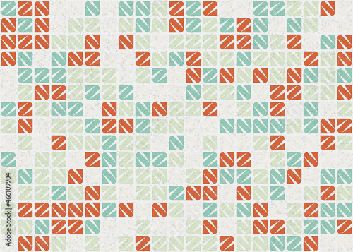 Abstract Geometric Pattern generative computational art illustration