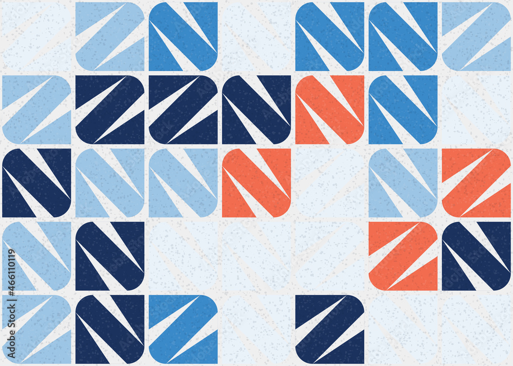 Fototapeta premium Abstract Geometric Pattern generative computational art illustration