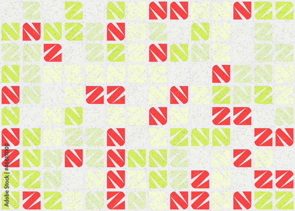 Obraz premium Abstract Geometric Pattern generative computational art illustration