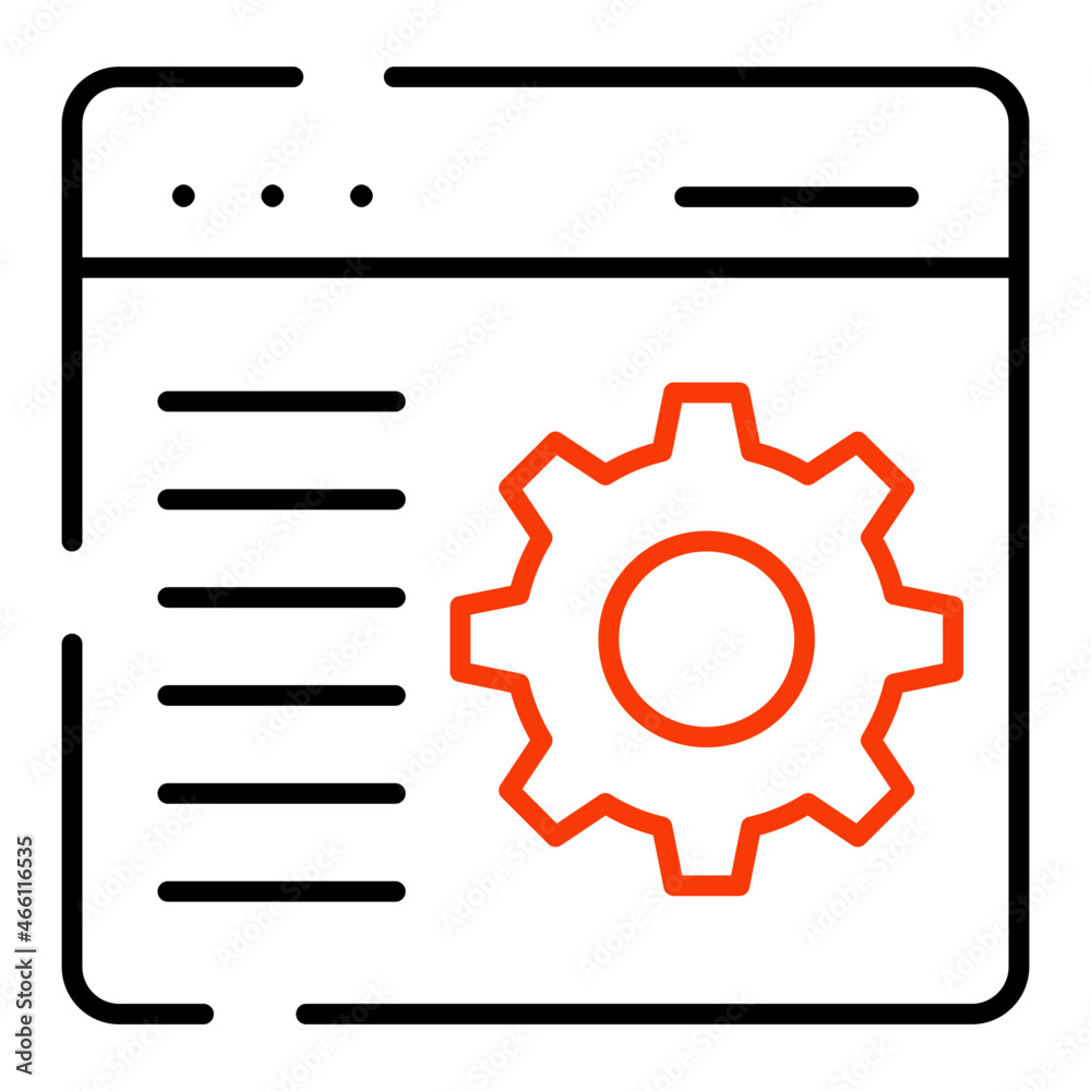 A premium download icon of web development A premium download icon of web development