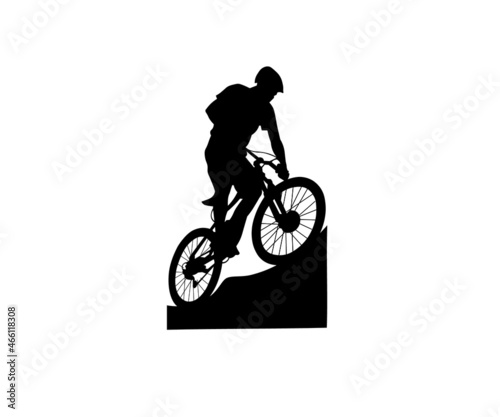 Mountain Bike Logo Vector