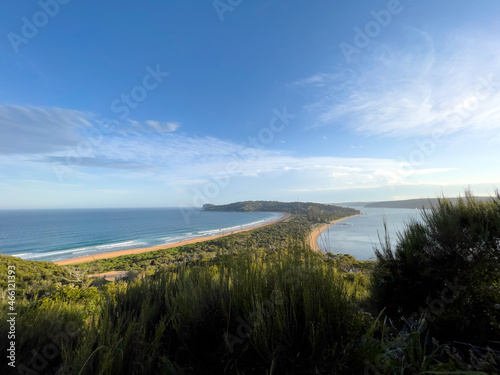 view of the coast of the sea  Palm Beach  NSW Australia 
