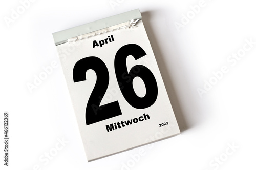 26. April 2023