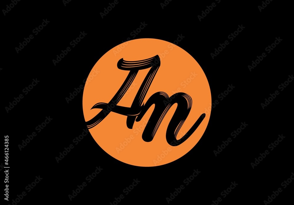 Unique shape of AN initial letter