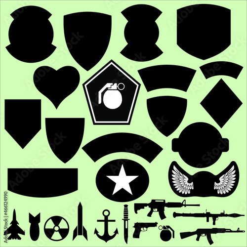 A set of templates for patches