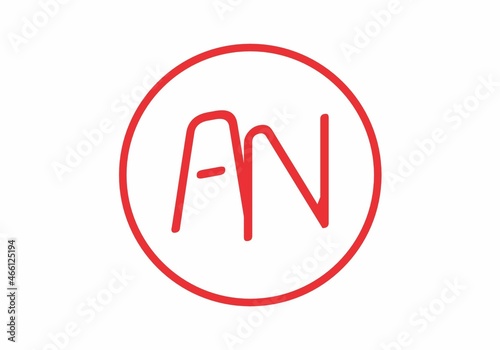 Free Download Unique shape of AN initial letter - GFXLoad