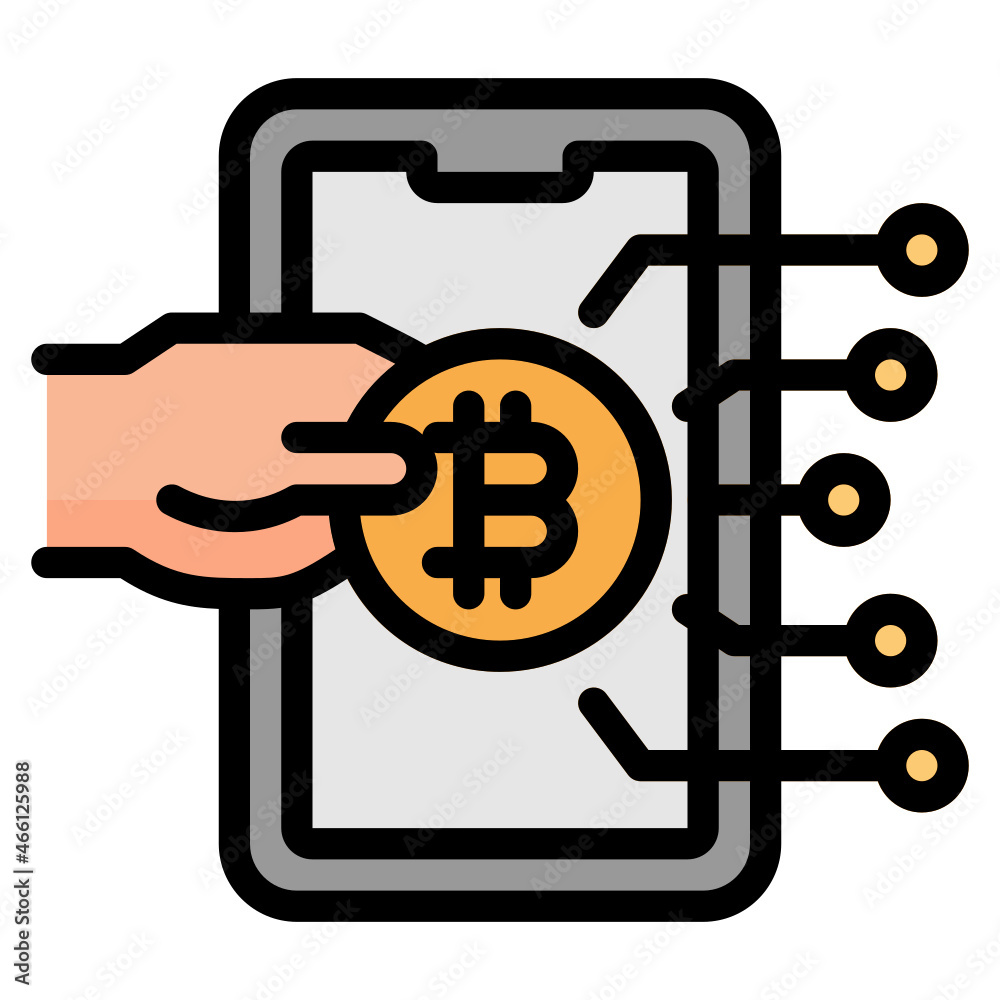 smartphone line icon