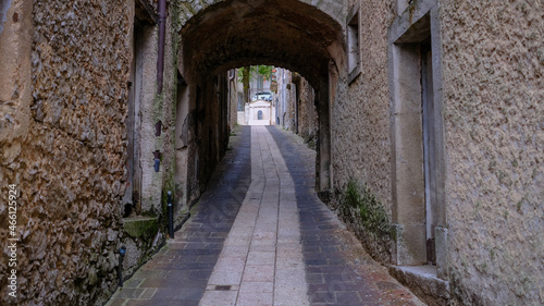 view of the historic center of Trentinara, Cilento, Campania, Italy