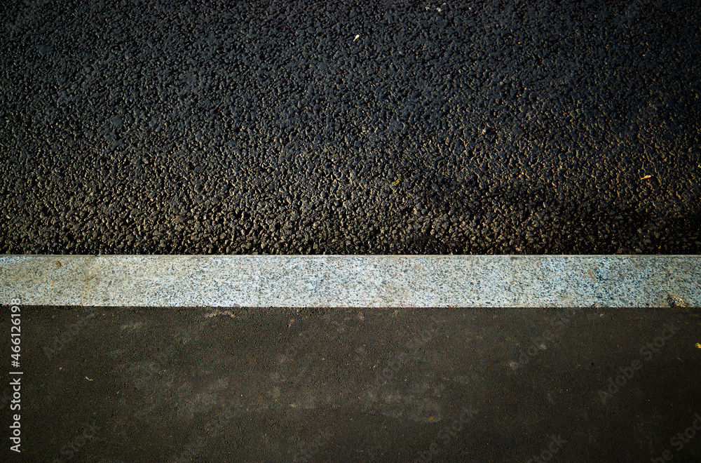 Fototapeta premium Road pavement brick limiter background