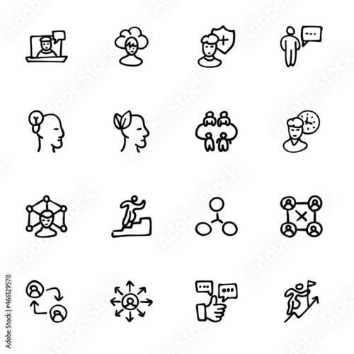 hand drawn Icons - Doodles, vector