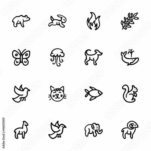 hand drawn Icons - Doodles, vector photo