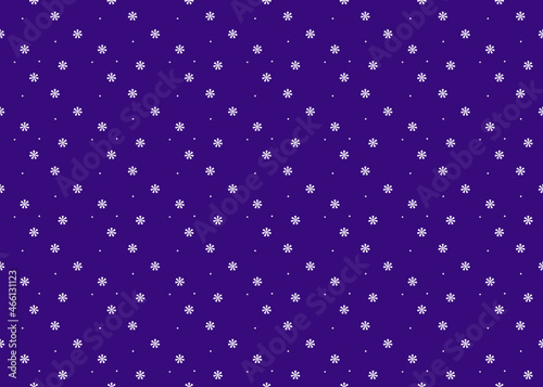 cute flower on violet background seamless pattern vectors ep77