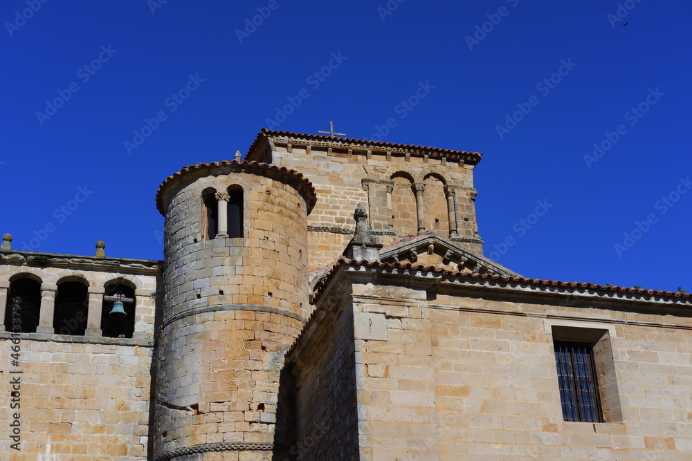 Old church made of stone in Spain Old church made of stone in Spain