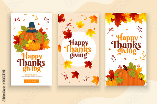 thanksgiving card background design template	