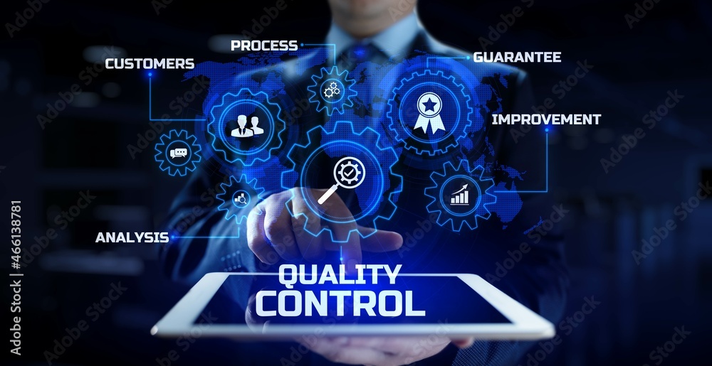 Quality control assurance standard certification technology concept. Quality control assurance standard certification technology concept.