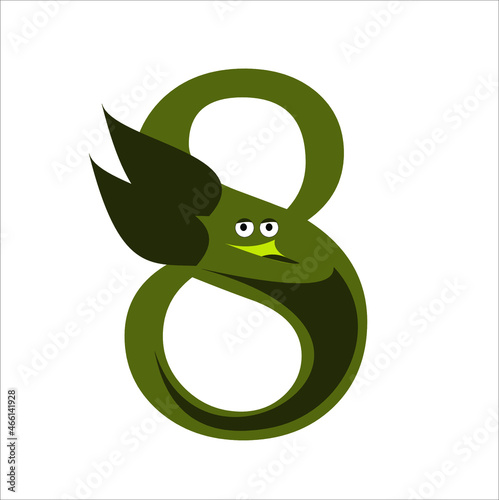 dinosaur themed figure vector