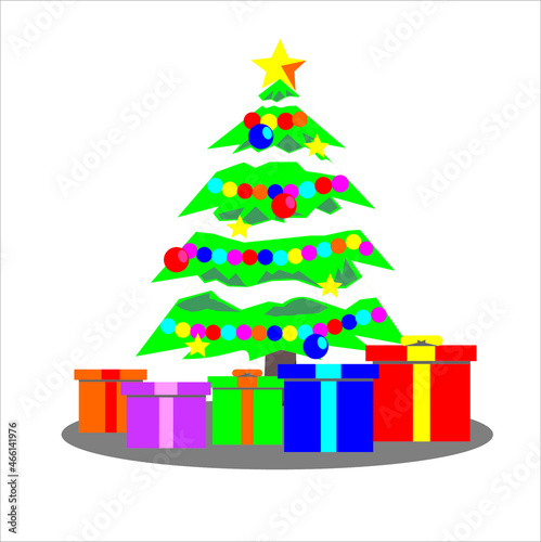 christmas and winter themed vector