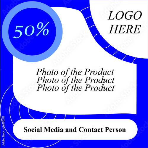 social media design, brochure