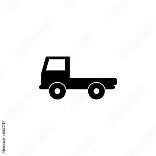 truck icon, delivery vector, car illustration