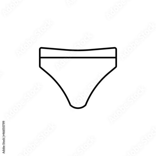 underwear icon, underpants vector, briefs illustration