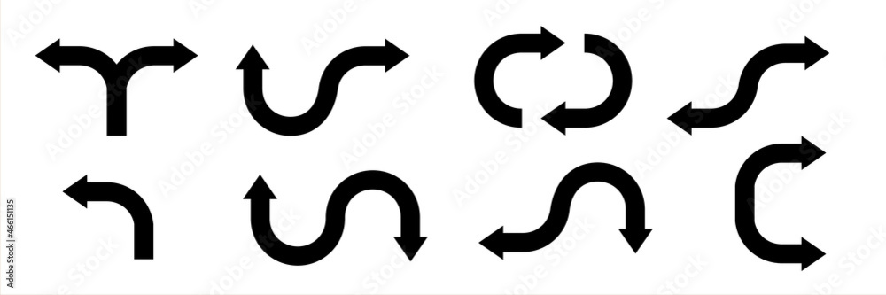 Set of black vector arrow.arrow vector illustration and colection.arrows vector icon. Set of black vector arrow.arrow vector illustration and colection.arrows vector icon.