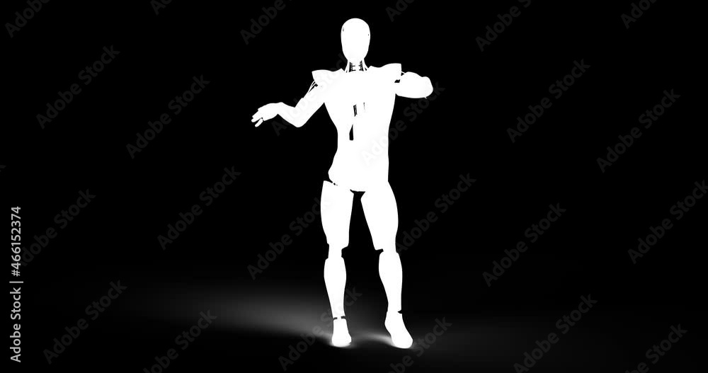 Futuristic Robot Making Dance Moves. Feels Happy. Luma Channel. Technology And Space Related 3D Animation. Futuristic Robot Making Dance Moves. Feels Happy. Luma Channel. Technology And Space Related 3D Animation.
