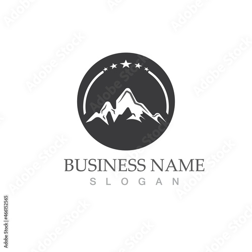 Mountain icon Logo Free Download Mountain icon Logo - GFXLoad