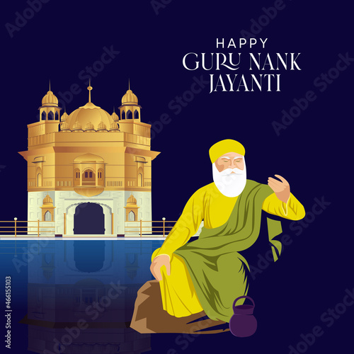 Guru Nanak Jayanti Creative Vector
