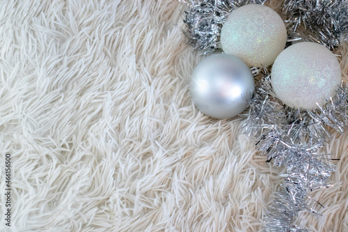 Background with Christmas decorations