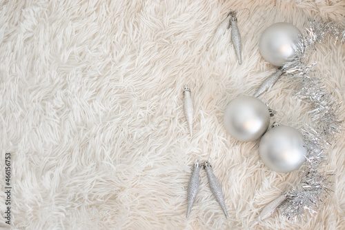 Background with Christmas decorations