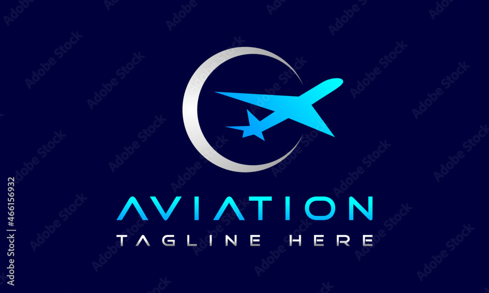 Air Jet Sky Aviation Logo Design Vector Icon Illustrations. Air Jet Sky Aviation Logo Design Vector Icon Illustrations.
