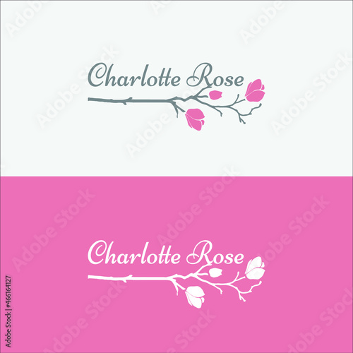 Charlotte Rose logo design