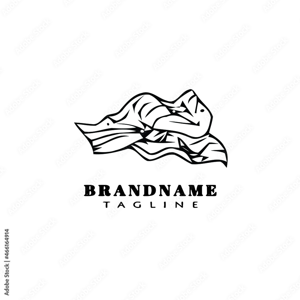Fototapeta premium meat logo cartoon icon design template flat isolated vector illustration