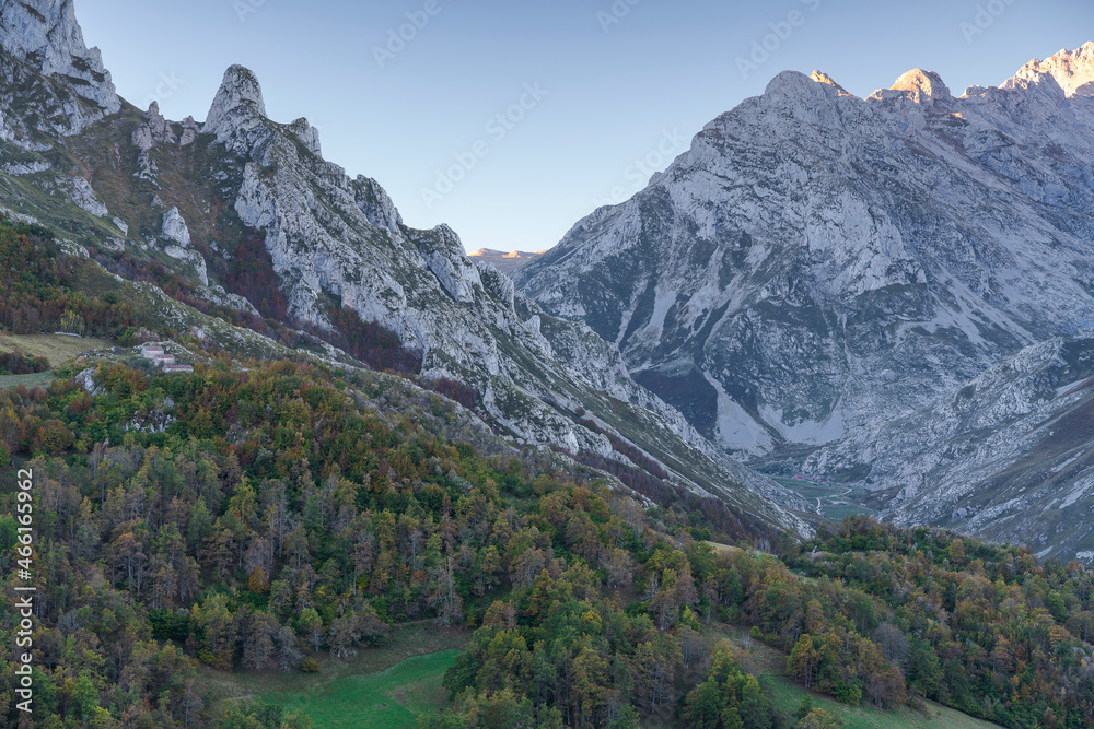 Obraz premium Picos de Europa National Park mountains in Asturias, Spain