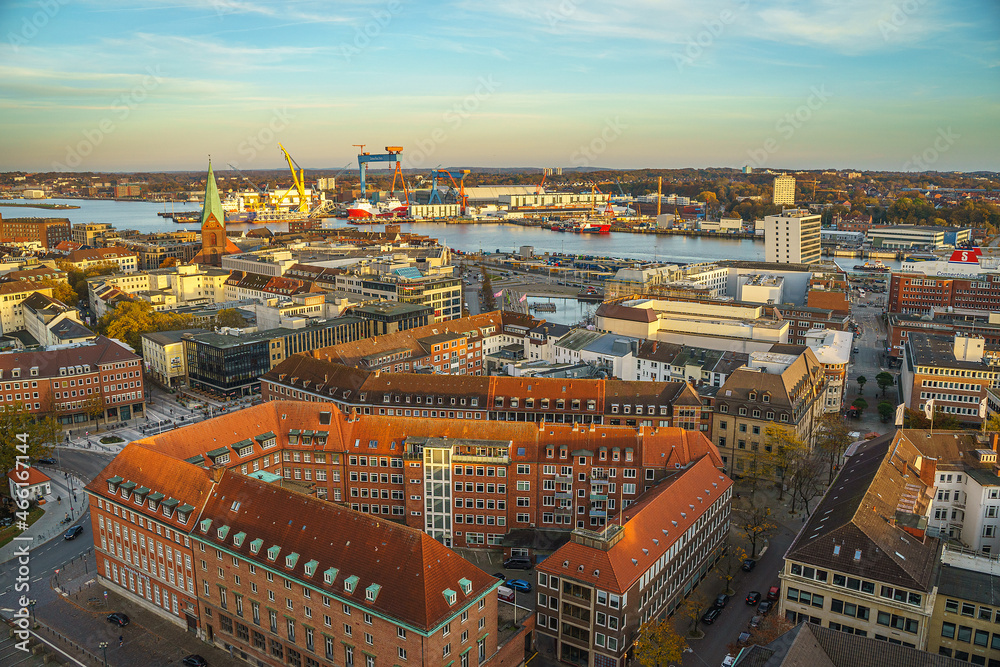 view of the city Kiel