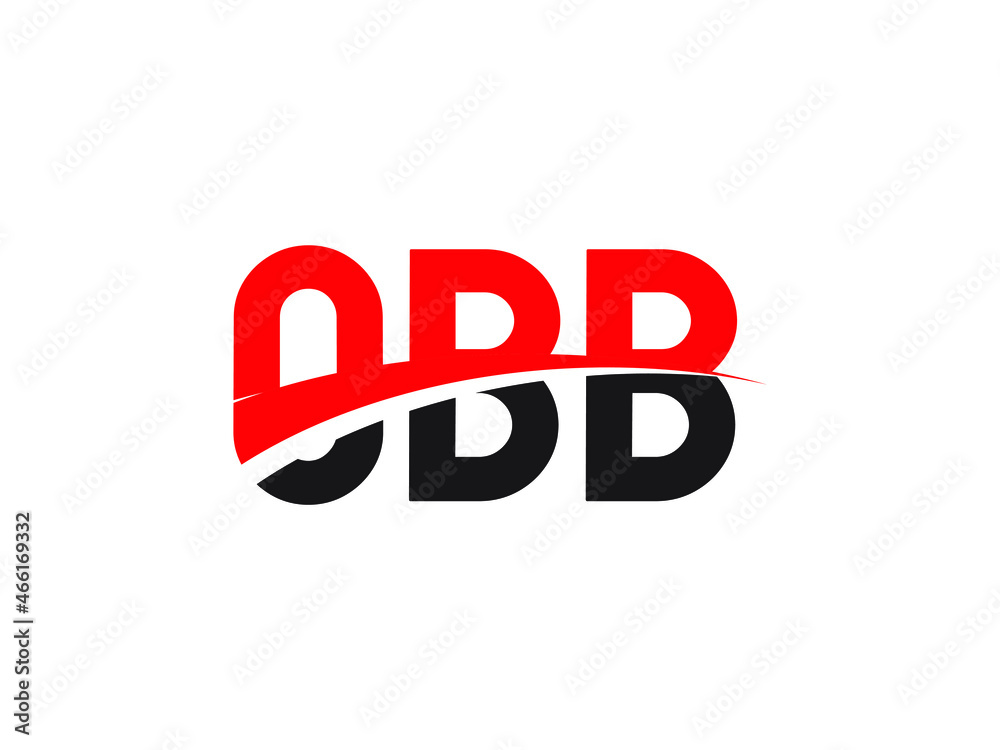 OBB Letter Initial Logo Design Vector Illustration OBB Letter Initial Logo Design Vector Illustration