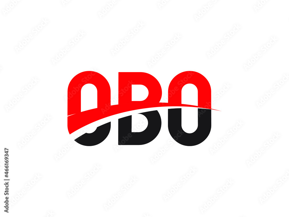 OBO Letter Initial Logo Design Vector Illustration OBO Letter Initial Logo Design Vector Illustration