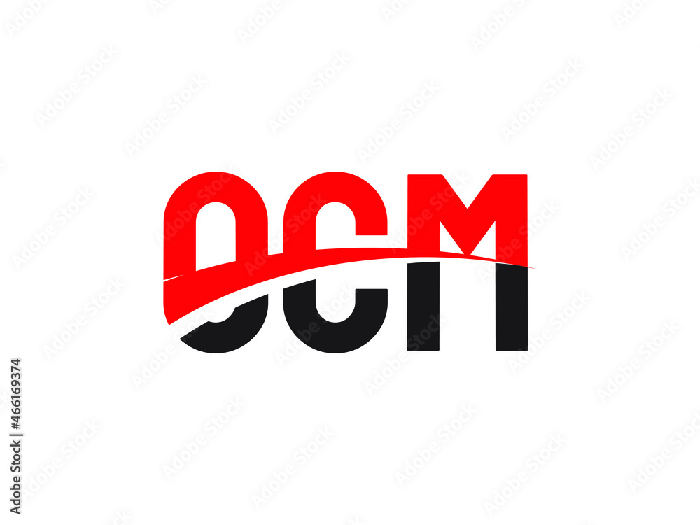 OCM Letter Initial Logo Design Vector Illustration OCM Letter Initial Logo Design Vector Illustration