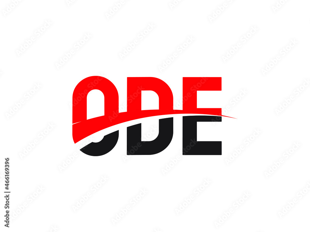 ODE Letter Initial Logo Design Vector Illustration ODE Letter Initial Logo Design Vector Illustration
