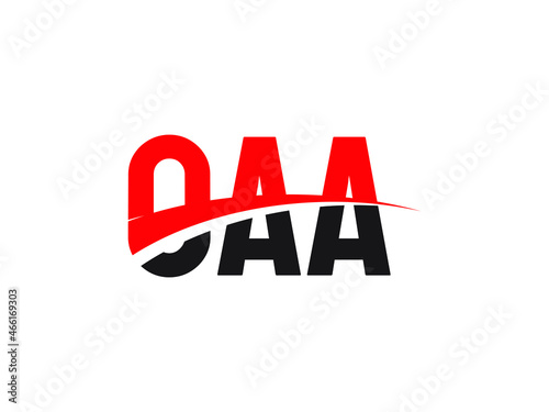 OAA Letter Initial Logo Design Vector Illustration photo