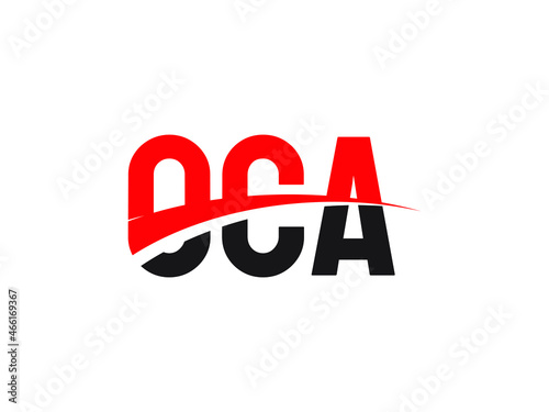 OCA Letter Initial Logo Design Vector Illustration
