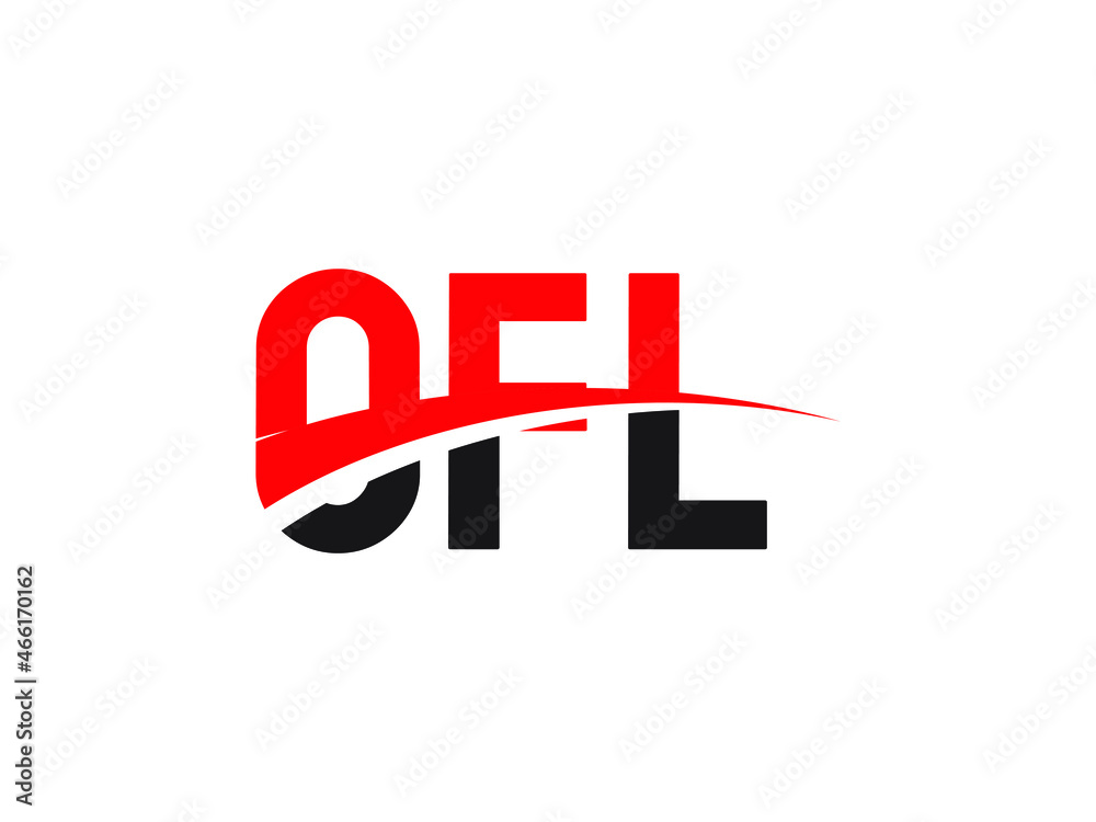 OFL Letter Initial Logo Design Vector Illustration OFL Letter Initial Logo Design Vector Illustration