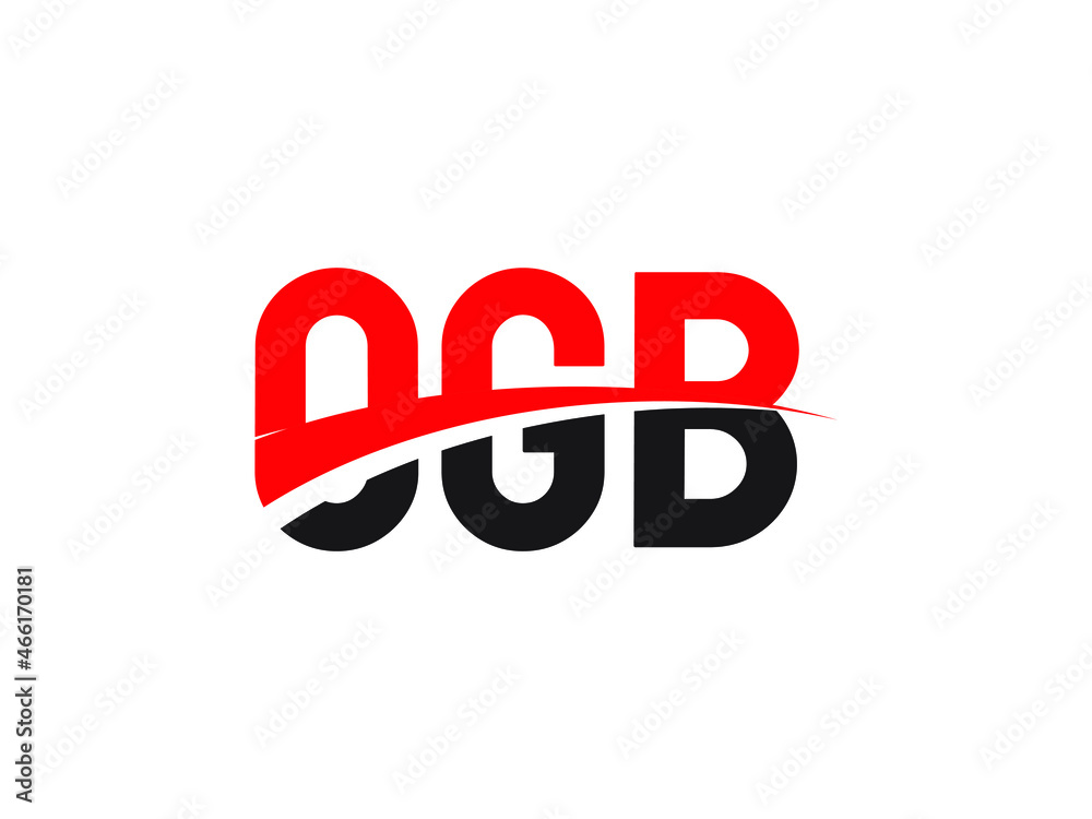 OGB Letter Initial Logo Design Vector Illustration OGB Letter Initial Logo Design Vector Illustration