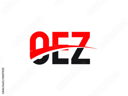 OEZ Letter Initial Logo Design Vector Illustration photo