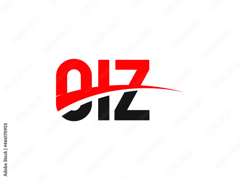 Fototapeta premium OIZ Letter Initial Logo Design Vector Illustration